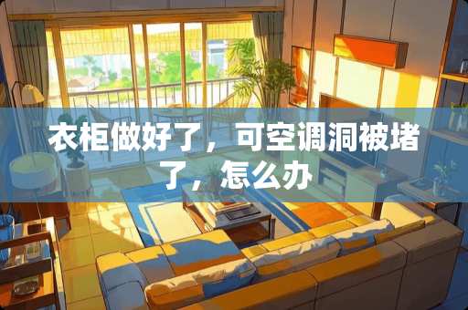 衣柜做好了，可空调洞被堵了，怎么办