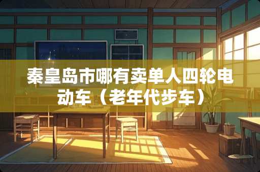 秦皇岛市哪有卖单人四轮电动车（老年代步车）