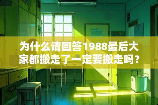 为什么请回答1988最后大家都搬走了一定要搬走吗？