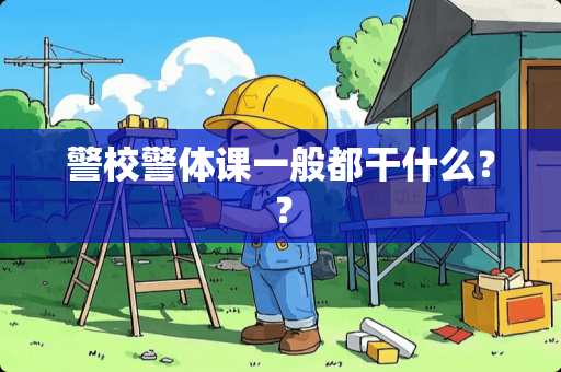 警校警体课一般都干什么？？