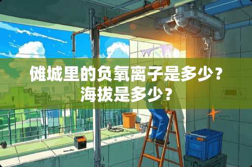 傩城里的负氧离子是多少？海拔是多少？