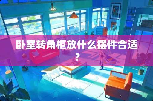 卧室转角柜放什么摆件合适？