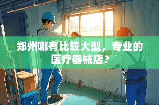 郑州哪有比较大型，专业的医疗器械店？