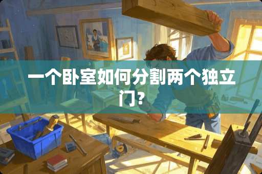 一个卧室如何分割两个独立门？