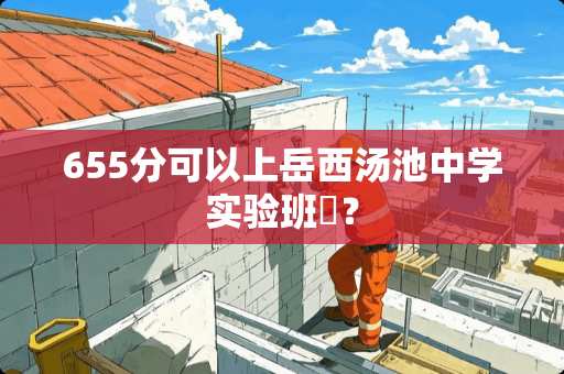 655分可以上岳西汤池中学实验班嗎？