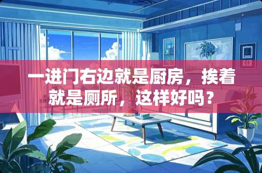 一进门右边就是厨房，挨着就是厕所，这样好吗？