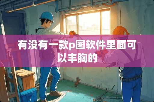 有没有一款p图软件里面可以丰胸的