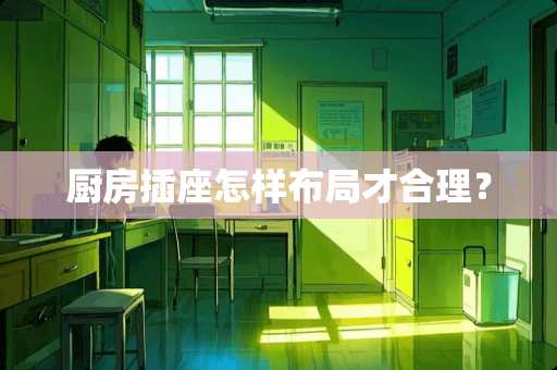 厨房插座怎样布局才合理？