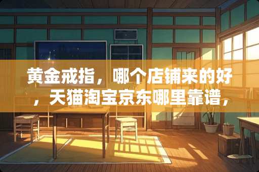 黄金戒指，哪个店铺来的好，天猫淘宝京东哪里靠谱，求推荐？