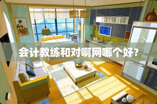 会计教练和对啊网哪个好？