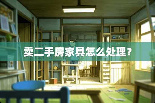 卖二手房家具怎么处理？