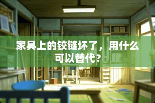 家具上的铰链坏了，用什么可以替代？
