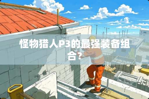 怪物猎人P3的最强装备组合？