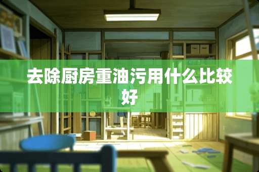 去除厨房重油污用什么比较好