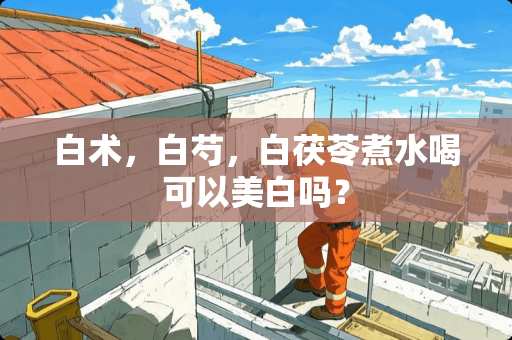 白术，白芍，白茯苓煮水喝可以美白吗？