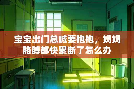 宝宝出门总喊要抱抱，妈妈胳膊都快累断了怎么办