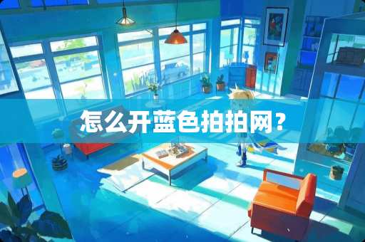 怎么开蓝色拍拍网？