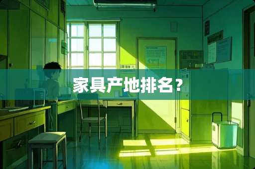 家具产地排名？