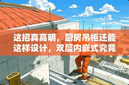 这招真高明，厨房吊柜还能这样设计，双层内嵌式究竟有哪些实用又美观的作用？