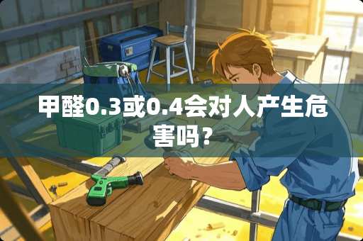 甲醛0.3或0.4会对人产生危害吗？