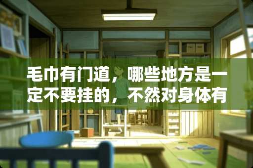 毛巾有门道，哪些地方是一定不要挂的，不然对身体有影响？