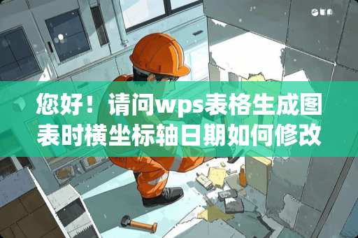 您好！请问wps表格生成图表时横坐标轴日期如何修改？