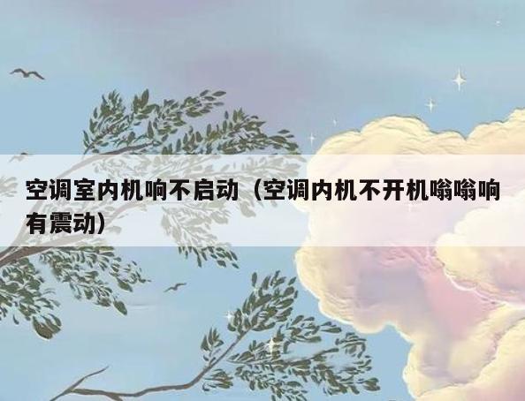 空调室内机响不启动(空调内机不开机嗡嗡响有震动) 空调室内机响不启动(空调内机不开机嗡嗡响有震动)