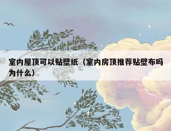 室内屋顶可以贴壁纸（室内房顶推荐贴壁布吗为什么）