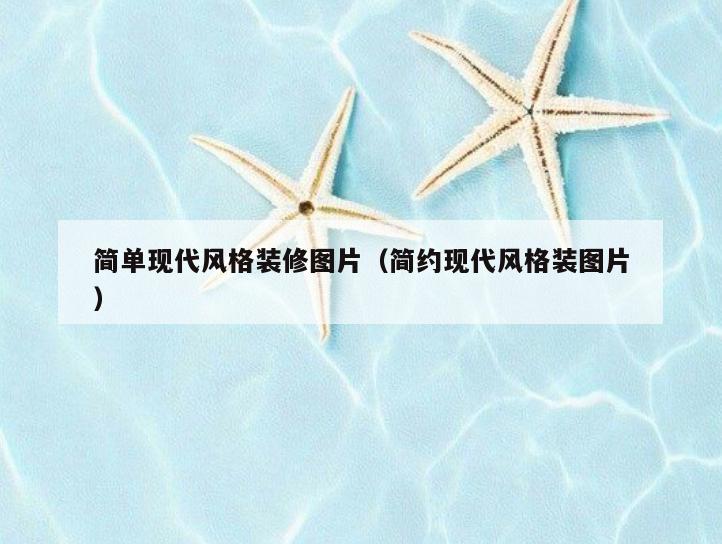 简单现代风格装修图片(简约现代风格装图片) 简单现代风格装修图片(简约现代风格装图片)