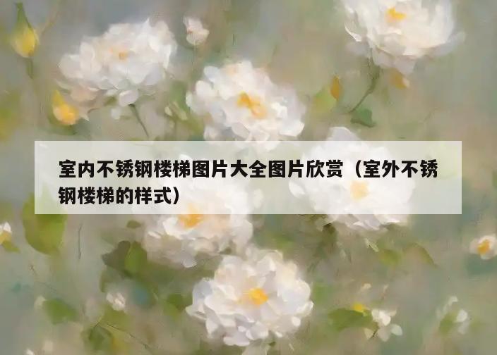室内不锈钢楼梯图片大全图片欣赏（室外不锈钢楼梯的样式）