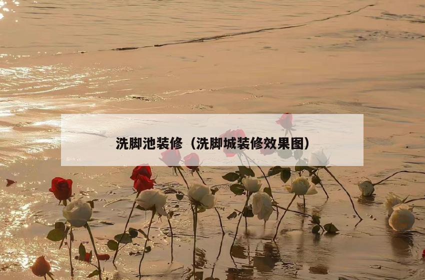 洗脚池装修(洗脚城装修效果图) 洗脚池装修(洗脚城装修效果图)