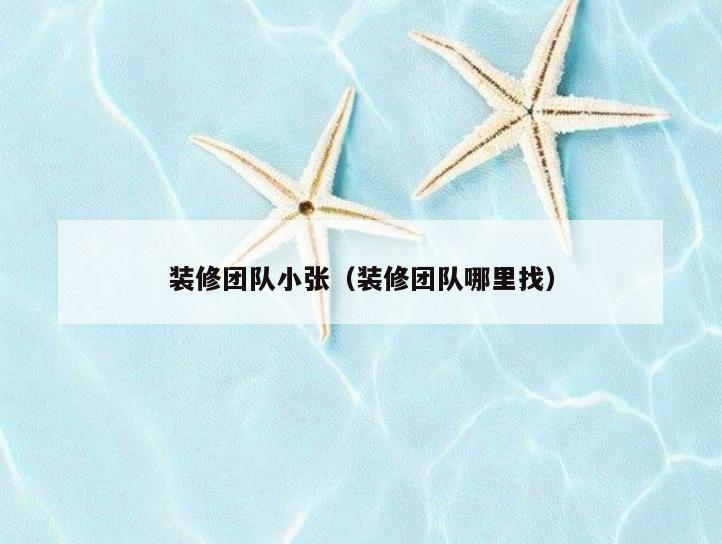 装修团队小张(装修团队***) 装修团队小张(装修团队***)