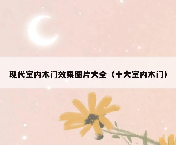 现代室内木门效果图片大全(十大室内木门) 现代室内木门效果图片大全(十大室内木门)
