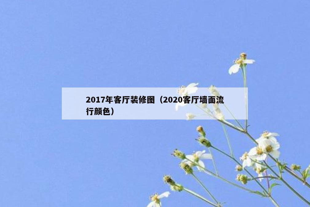 2017年客厅装修图(2020客厅墙面流行颜色) 2017年客厅装修图(2020客厅墙面流行颜色)