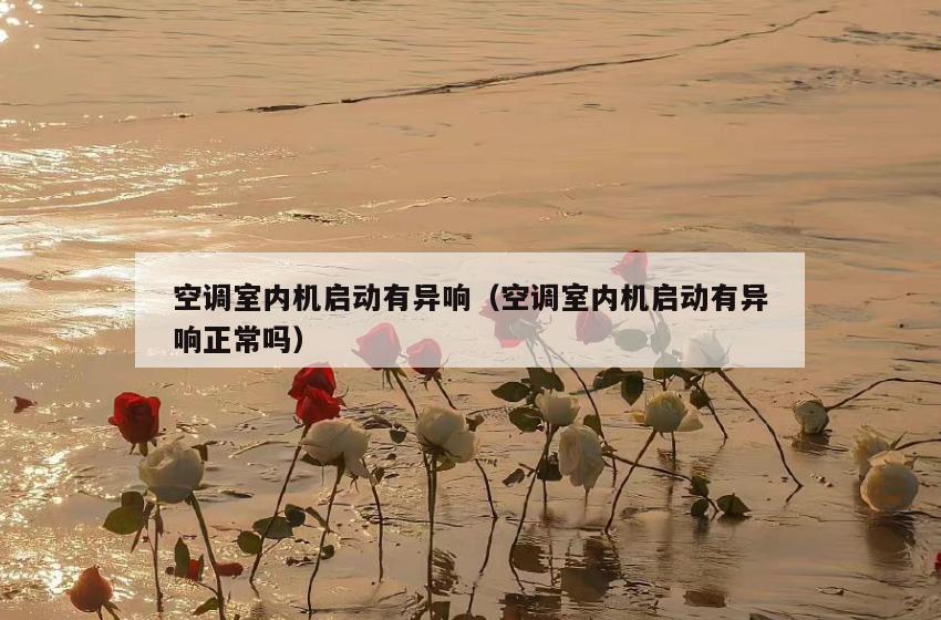 空调室内机启动有异响(空调室内机启动有异响正常吗) 空调室内机启动有异响(空调室内机启动有异响正常吗)
